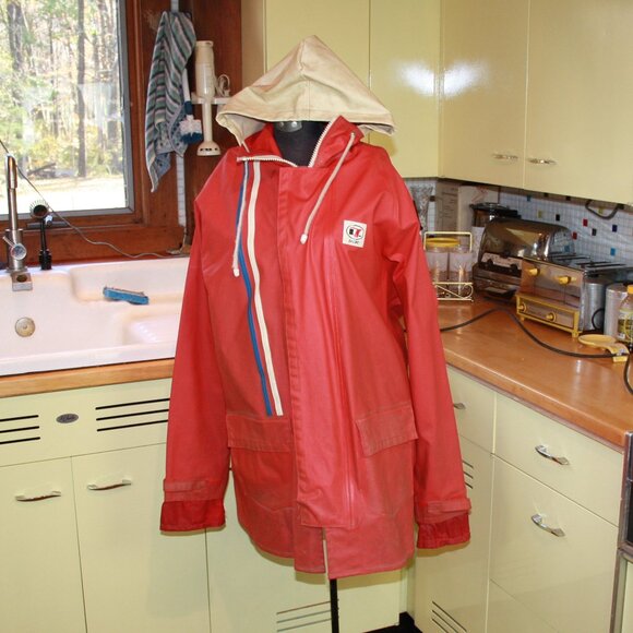 Vintage Line 7 Boat Racing Raincoat - Picture 1 of 7